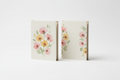 Wildflower Meadow Pocket Notebook – studio shot front and back cover on white background